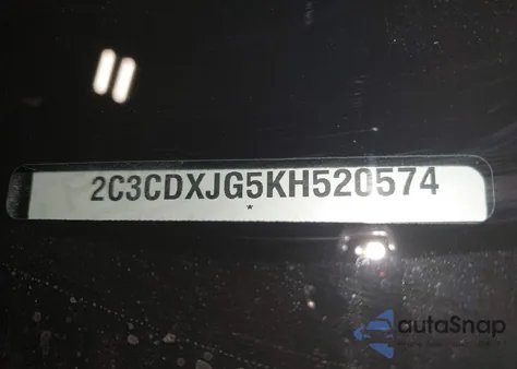 2019 Dodge Charger Sxt Awd из США, поврежденный, VIN 2C3CDXJG5KH520574